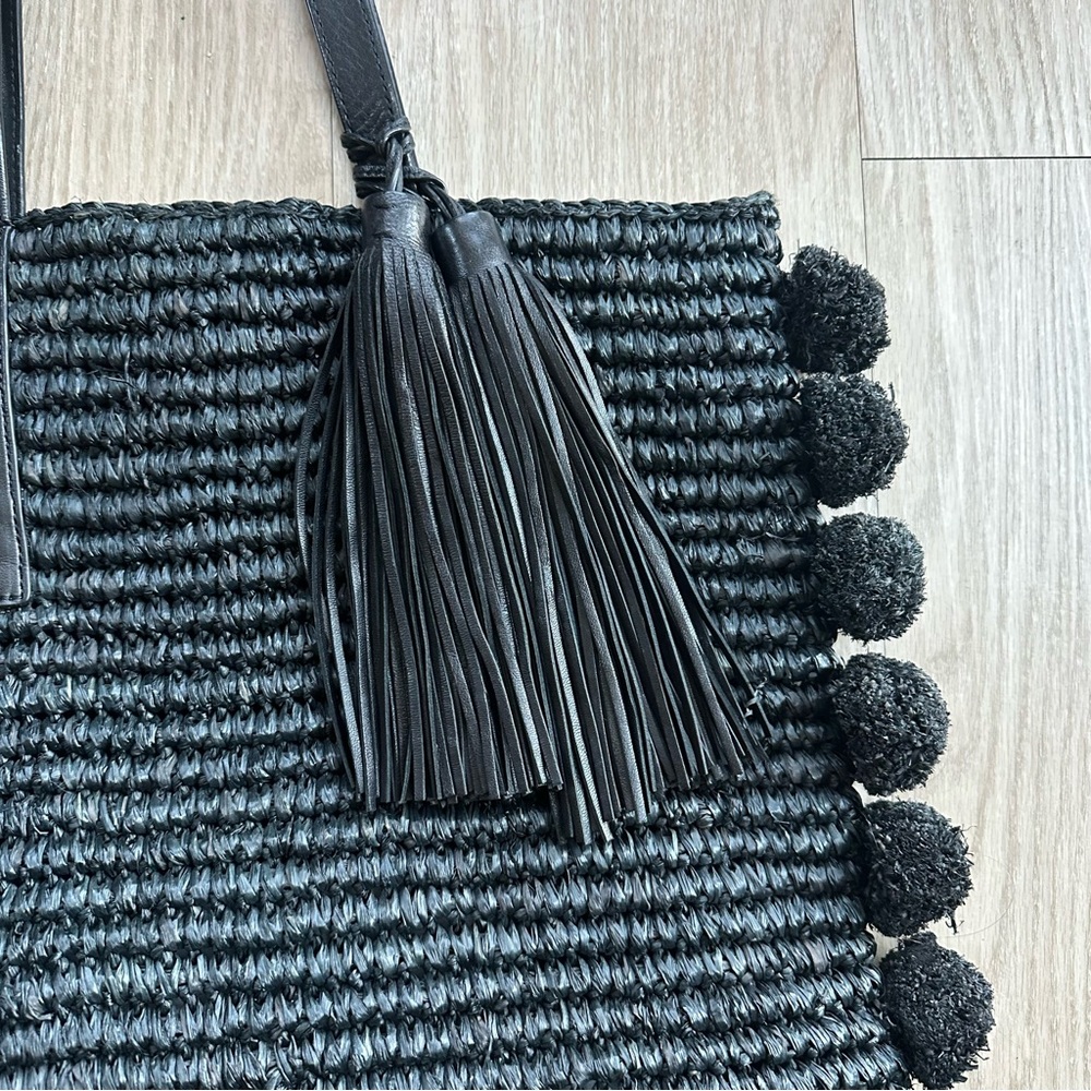 LOEFFLER RANDALL Cruise Raffia Tote Bag - Picture 2 of 7